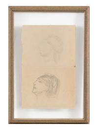Études de Têtes (A Double-Sided Work)