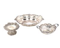 A Group of Three Silver Baskets
