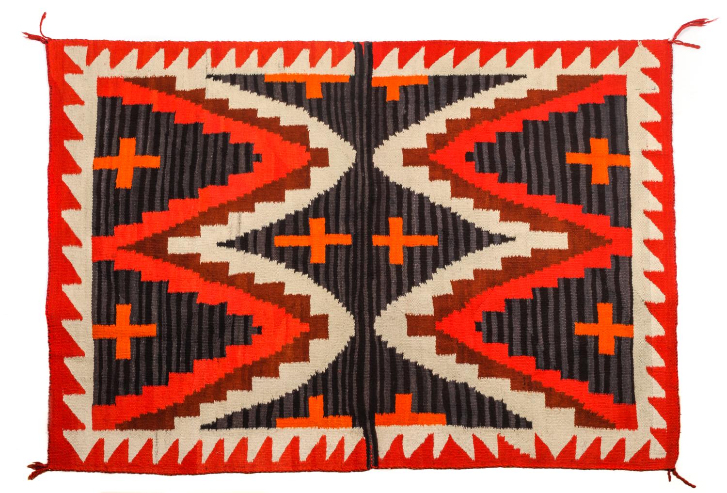 Navajo Transitional Weaving 58 x 75 1/2 inches — Last Quarter 19th Century