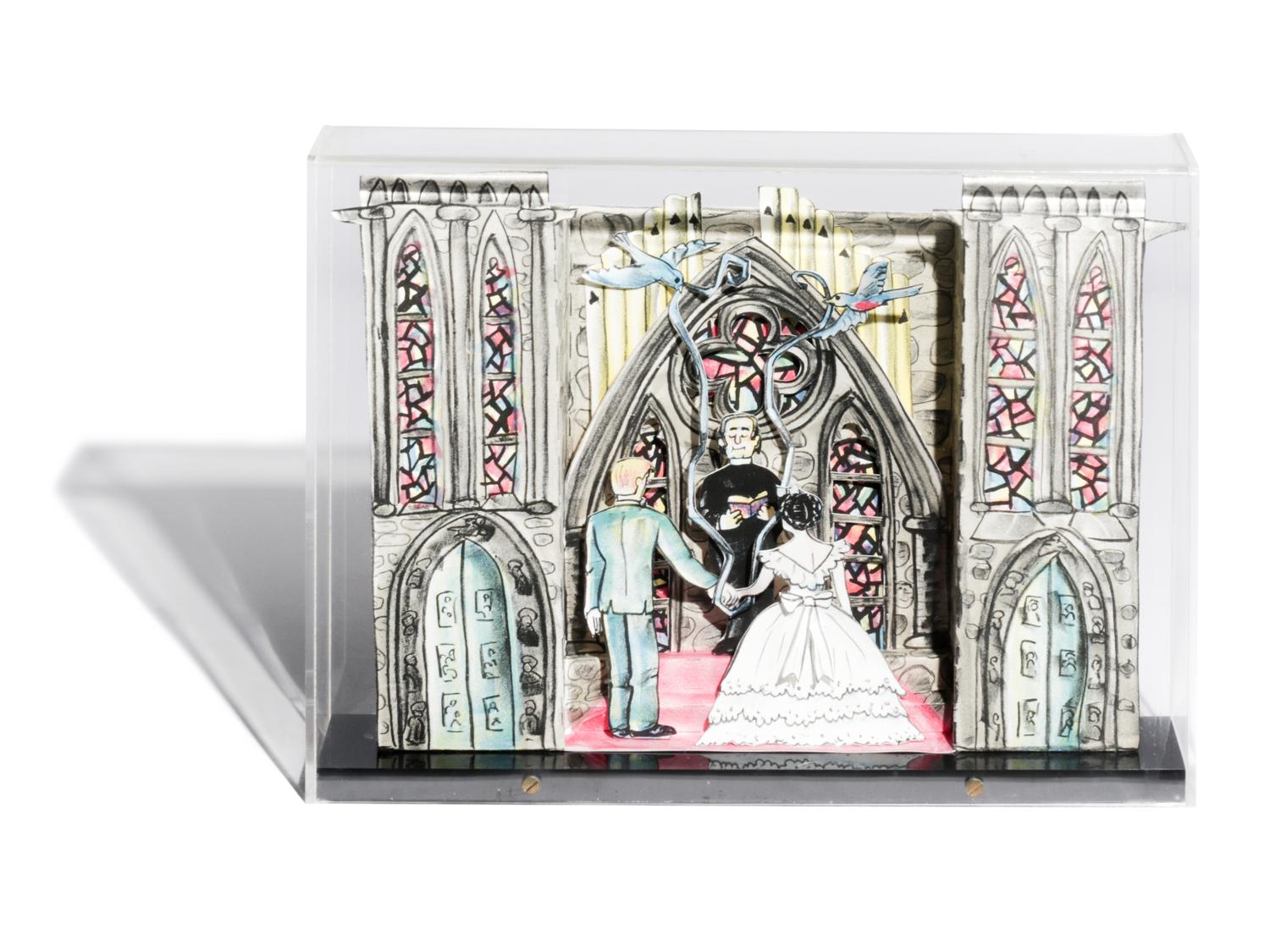 Lysiane and Red's Wedding Invitation, 1987