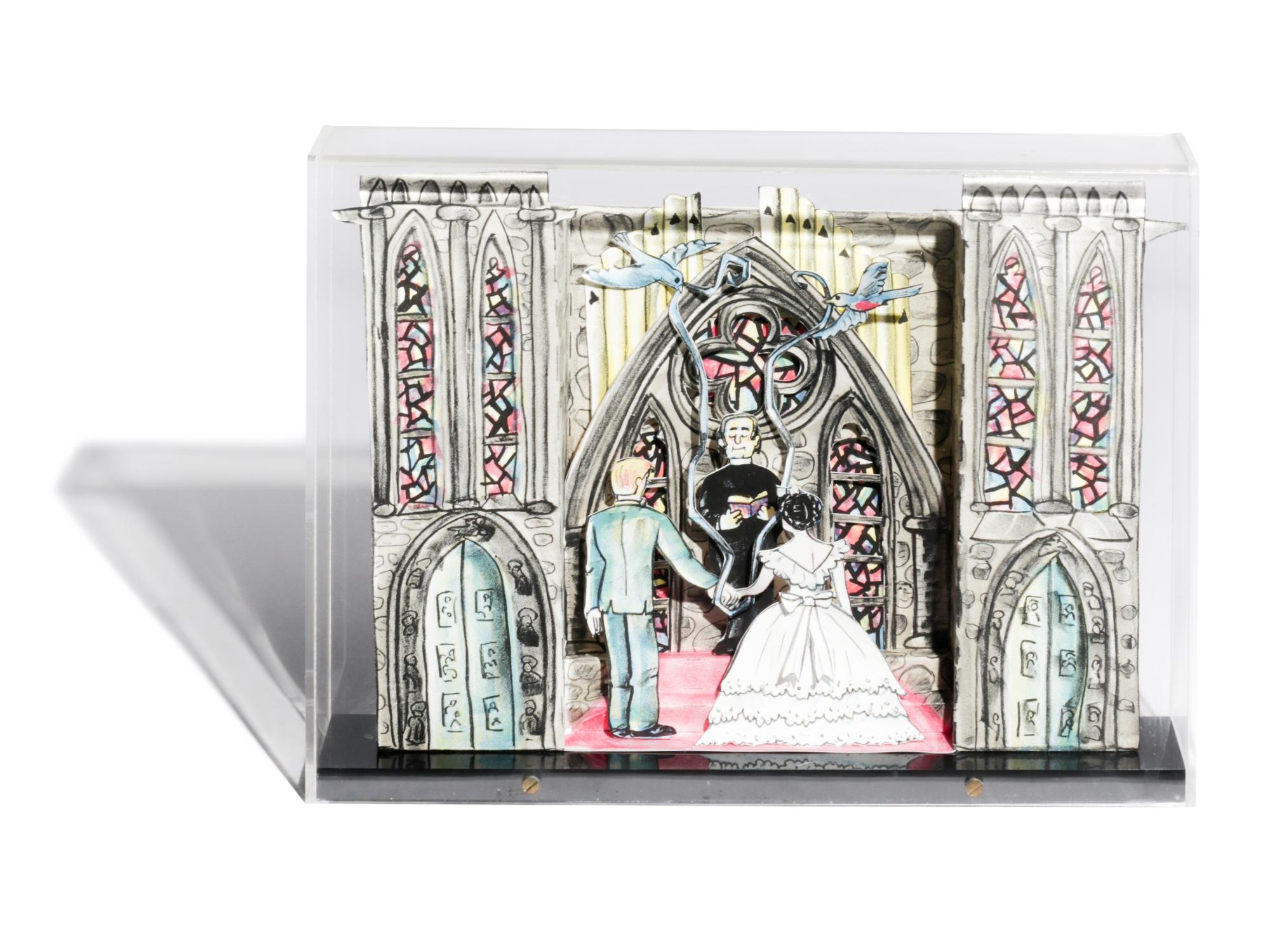 Lysiane and Red's Wedding Invitation, 1987