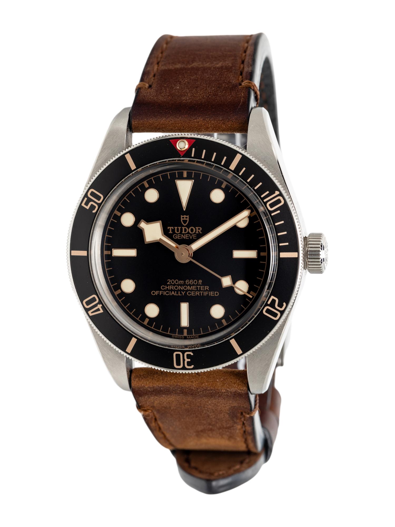 TUDOR, STAINLESS STEEL 'HERITAGE BLACK BAY FIFTY-EIGHT' WATCH