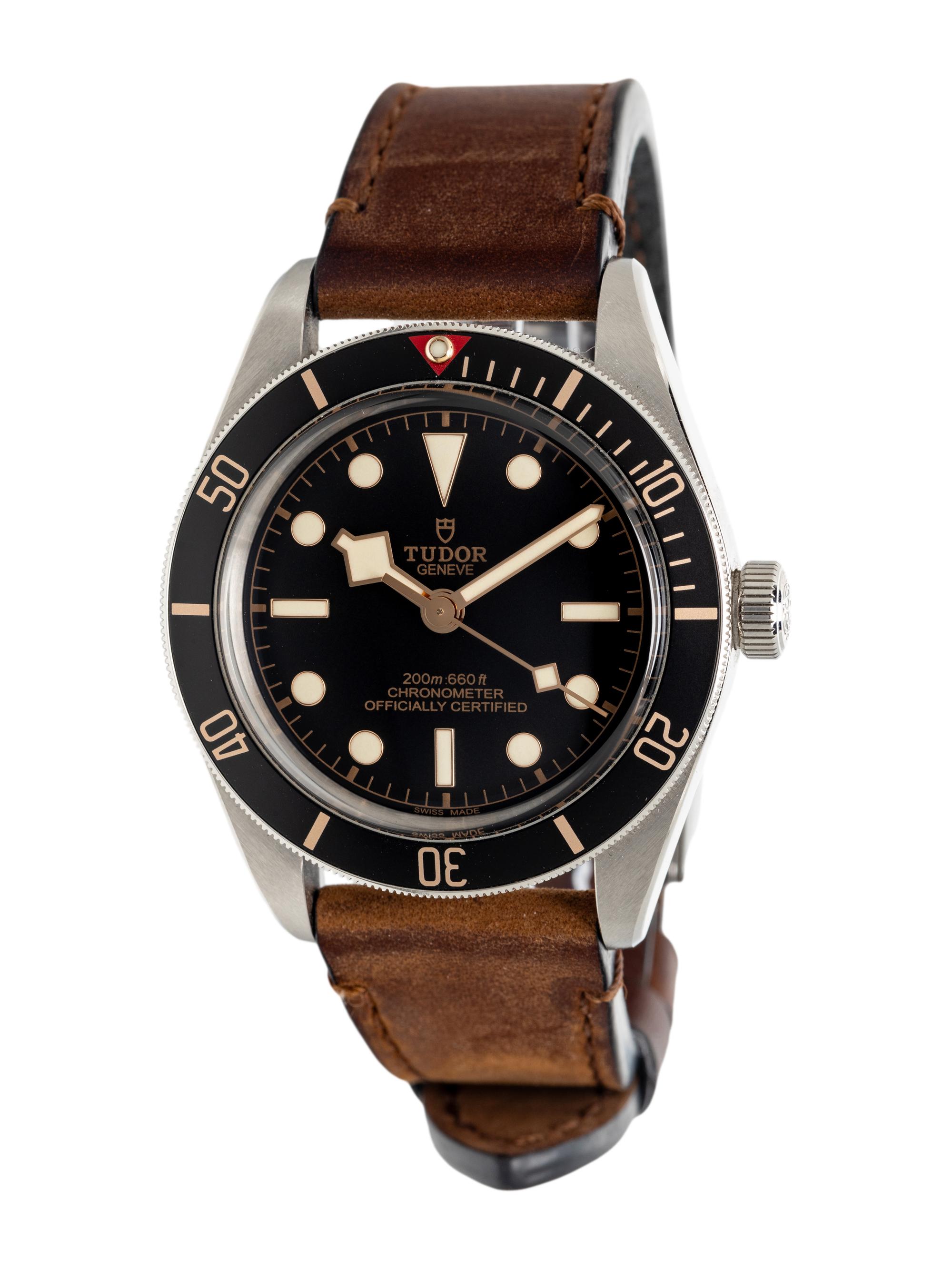 TUDOR, STAINLESS STEEL 'HERITAGE BLACK BAY FIFTY-EIGHT' WATCH