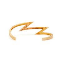 YELLOW GOLD AND DIAMOND ZIG ZAG CUFF