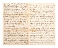 [CIVIL WAR]. Letter from Lt. Henry N. Fairbanks, Co. E, 30th Maine Infantry. 23 November 1864.