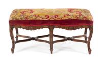 A Louis XV Provincial Style Window Seat Width 39 inches. — LATE 19TH/EARLY 20TH CENTURY