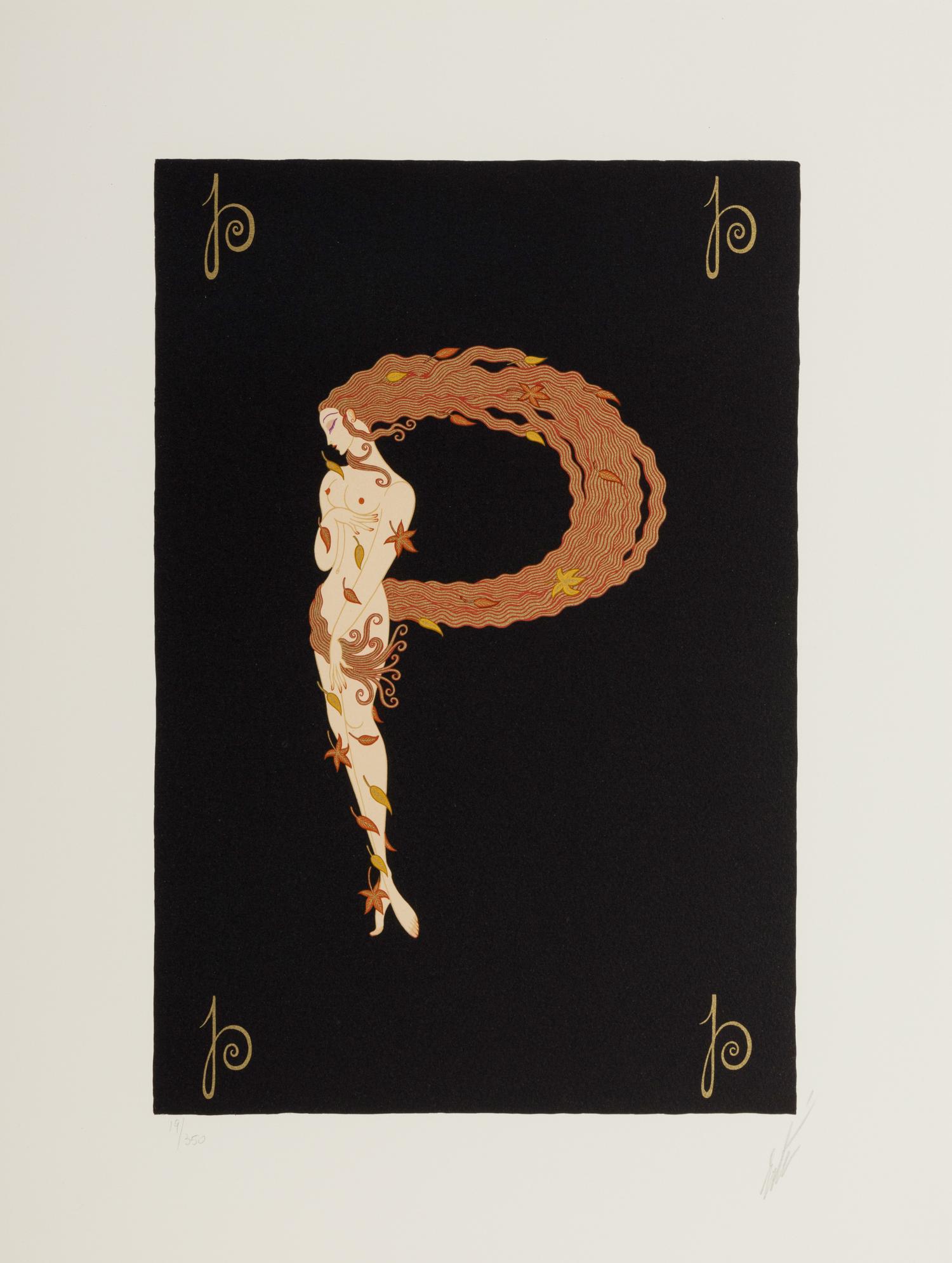 Six Alphabet Lithographs