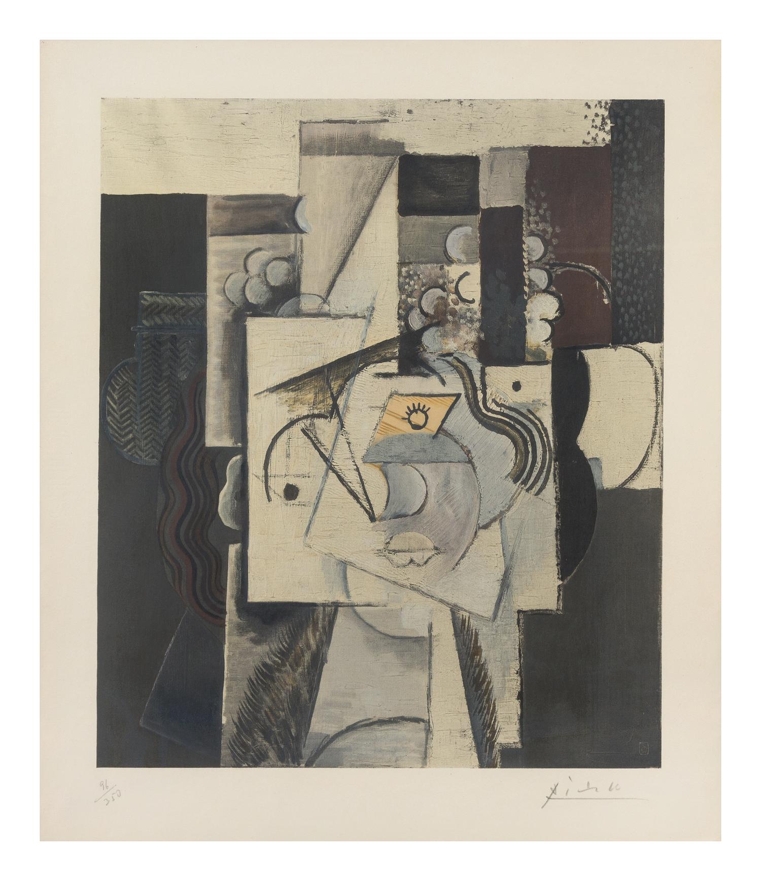 After Pablo Picasso, (Spanish, 1891-1973), Le Chapeau aux Raisins, c. 1960