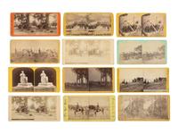 [EARLY PHOTOGRAPHY]. Large selection of stereoviews, incl. Civil War, railroad, landmarks, and landscapes.