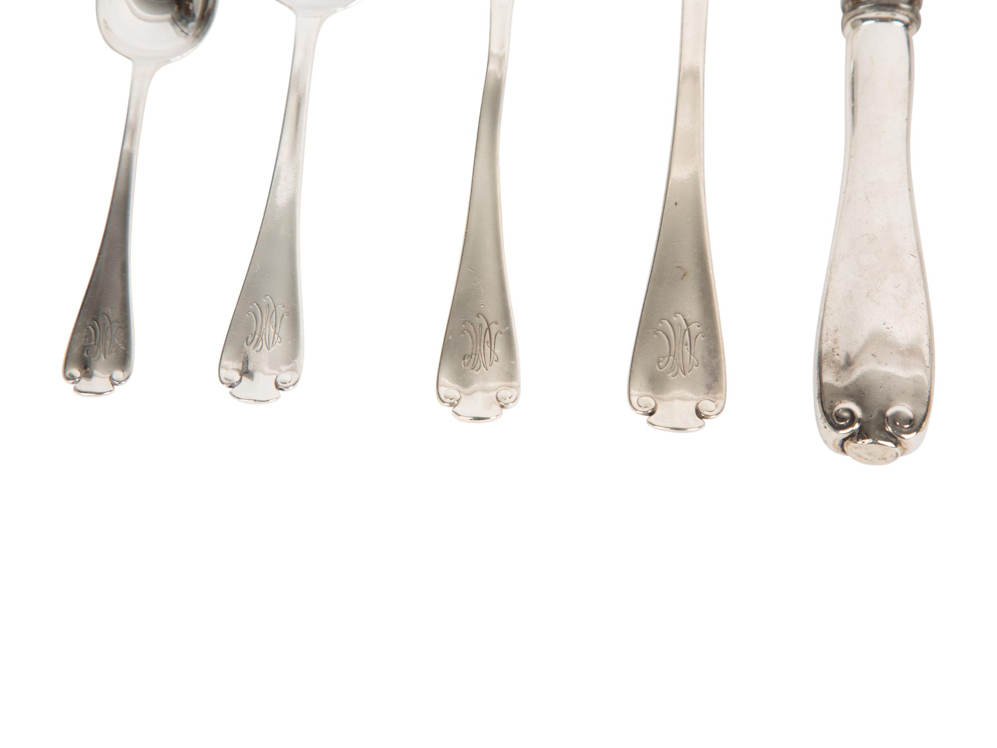 A Tiffany Silver Flatware Service — 20th Century