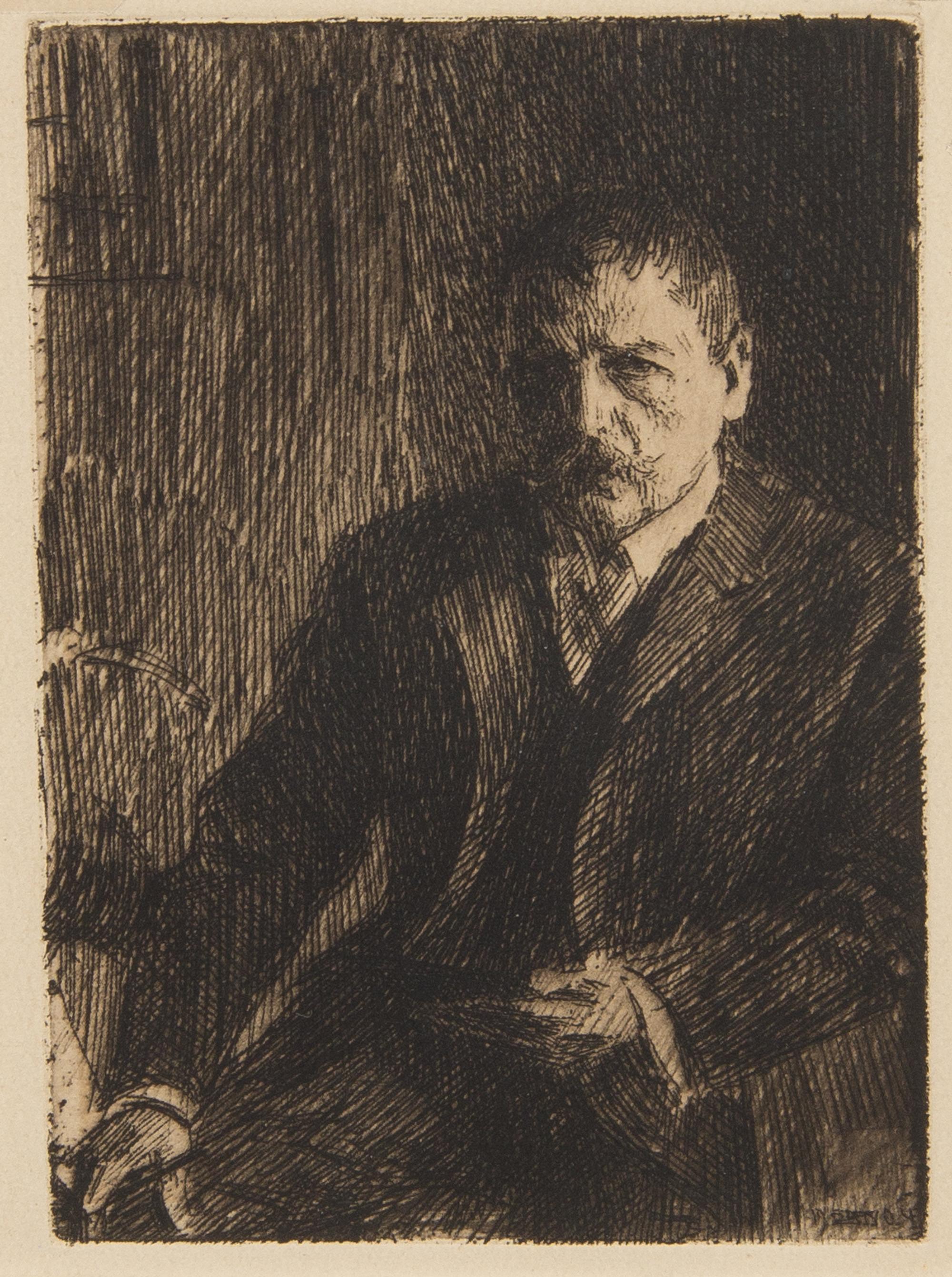 Anders Zorn, (Swedish, 1860-1920), Self Portrait I