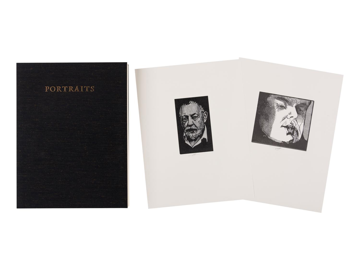 MOSER, Barry. Portraits… Introduction by Ann Patchett. Afterword by Barry Moser . North Hatfield: Pennyroyal Press, 2006.