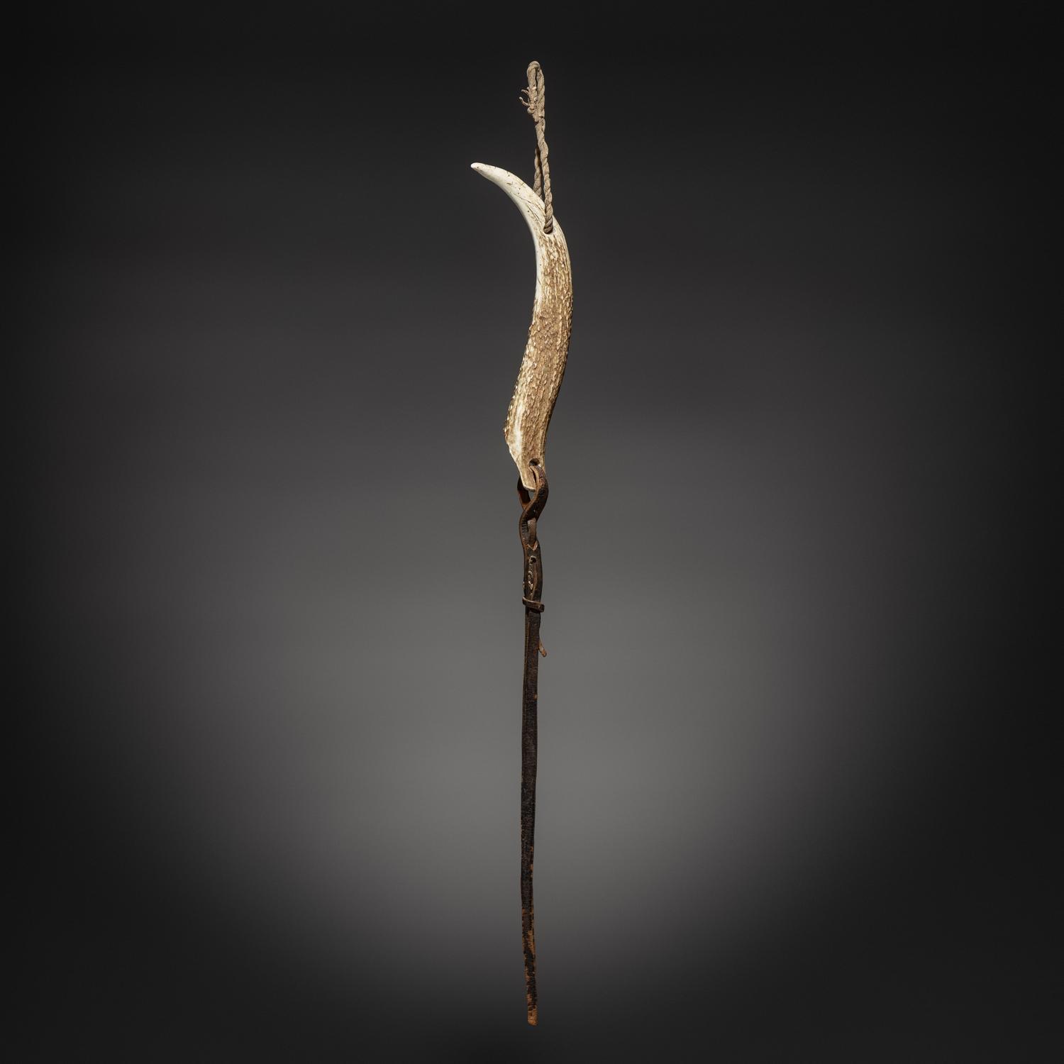 Mescalero Apache Elk Antler Quirt, Published