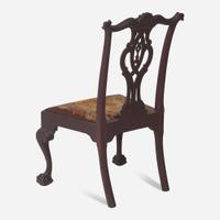 The Shippen Chippendale carved mahogany tassel-back side chair Philadelphia, PA, 1765-1780