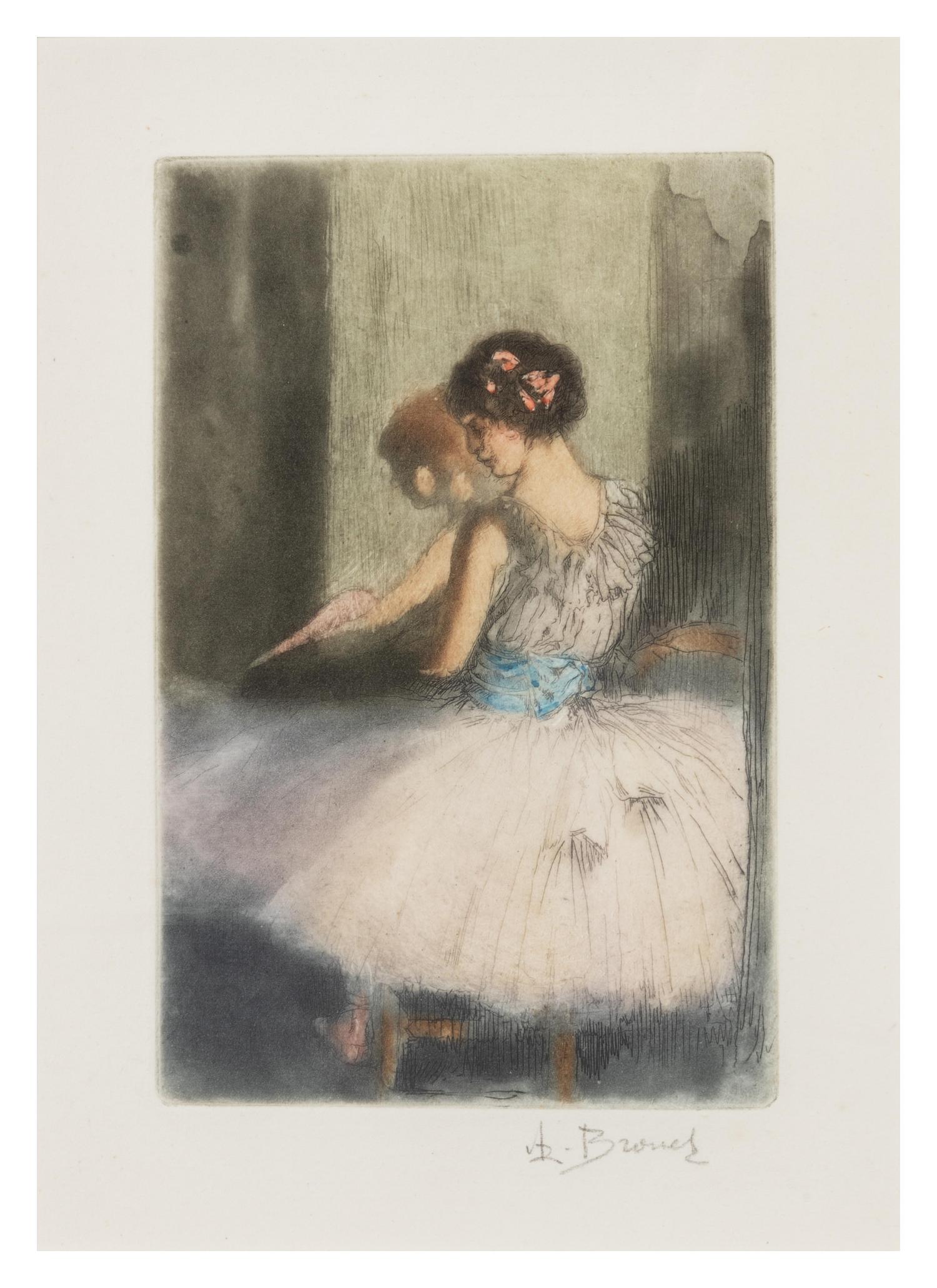 Seated Woman in Profile