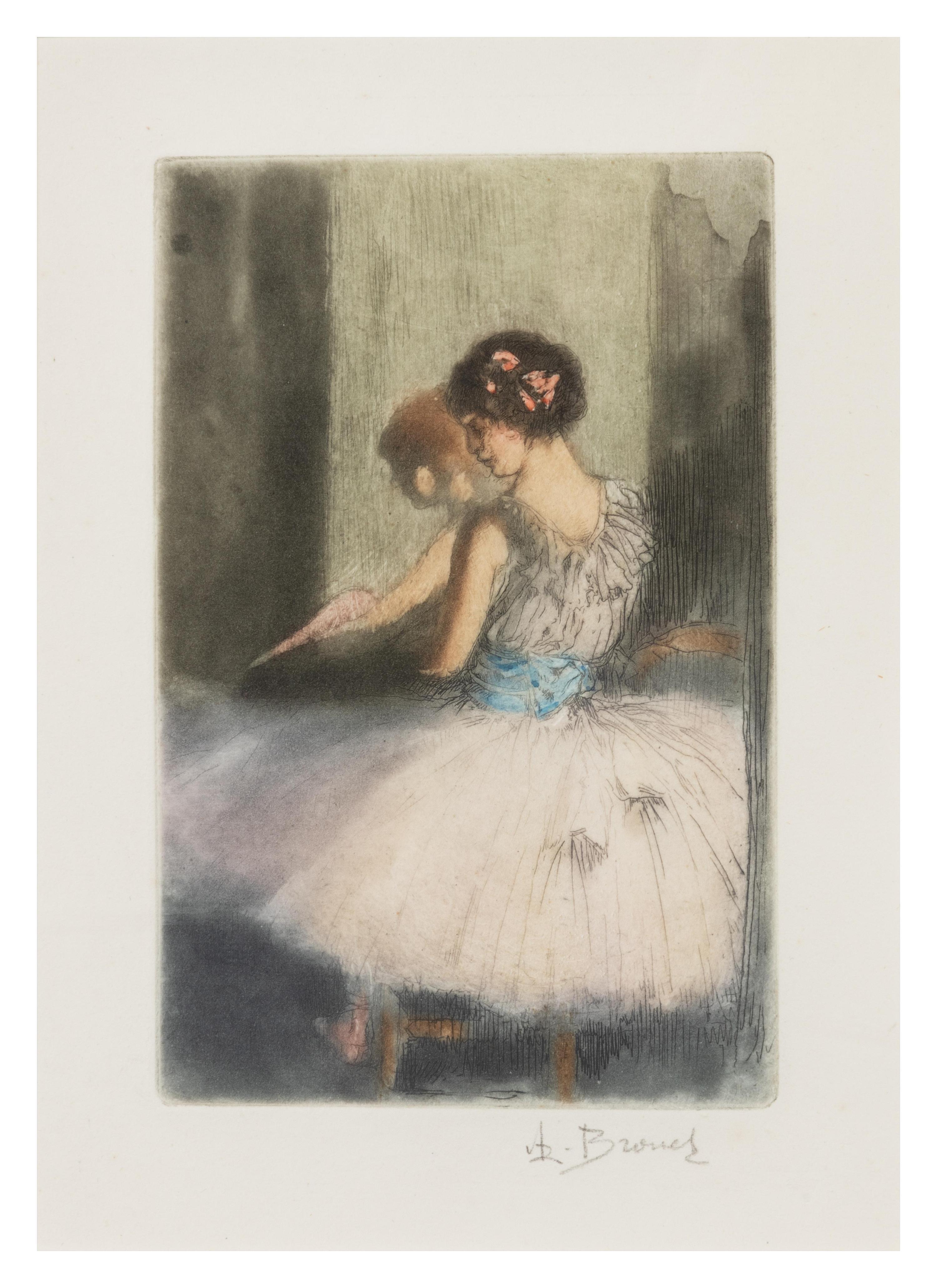 Seated Woman in Profile