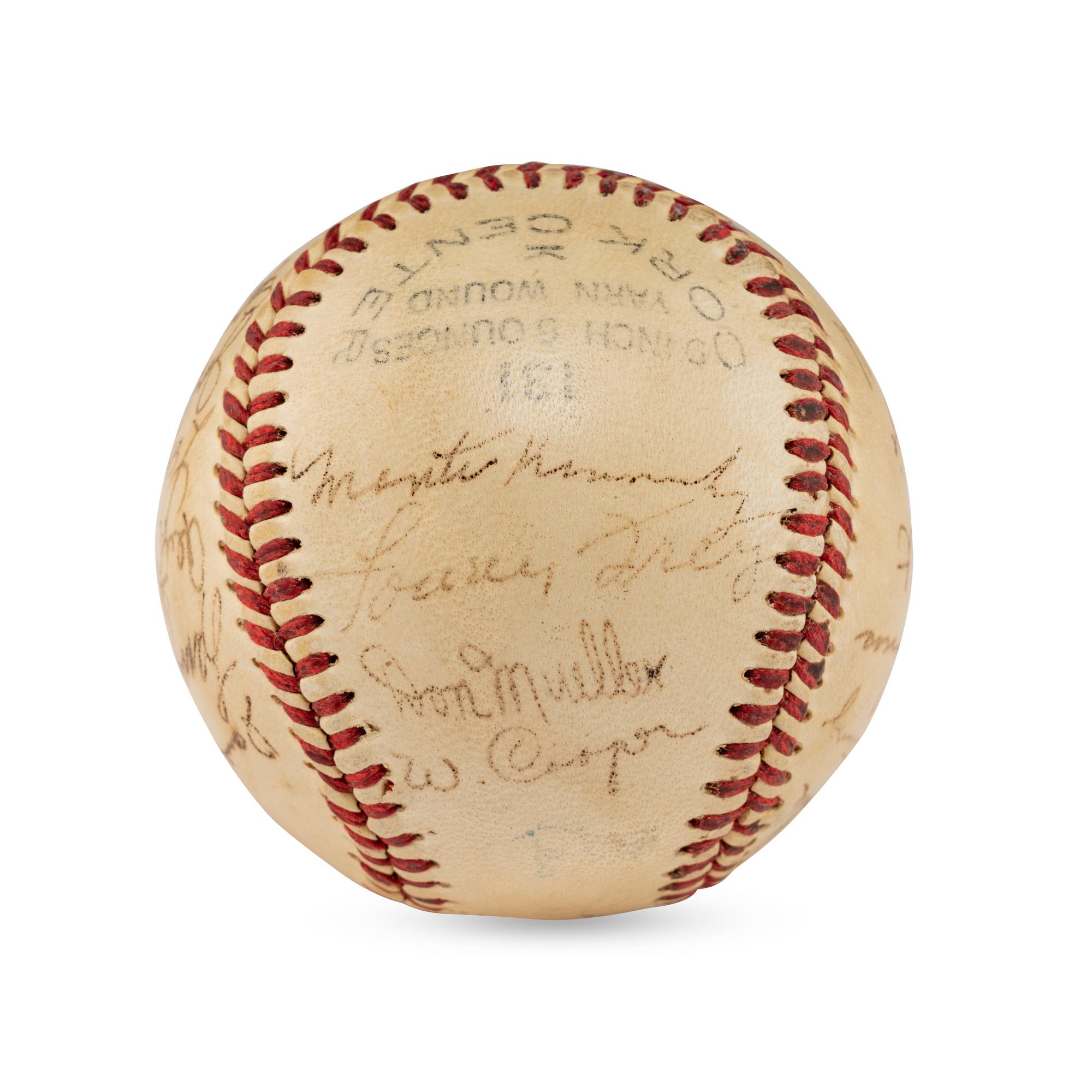 A 1948 New York Giants Team Signed Autograph Baseball (Beckett Authentication Services)