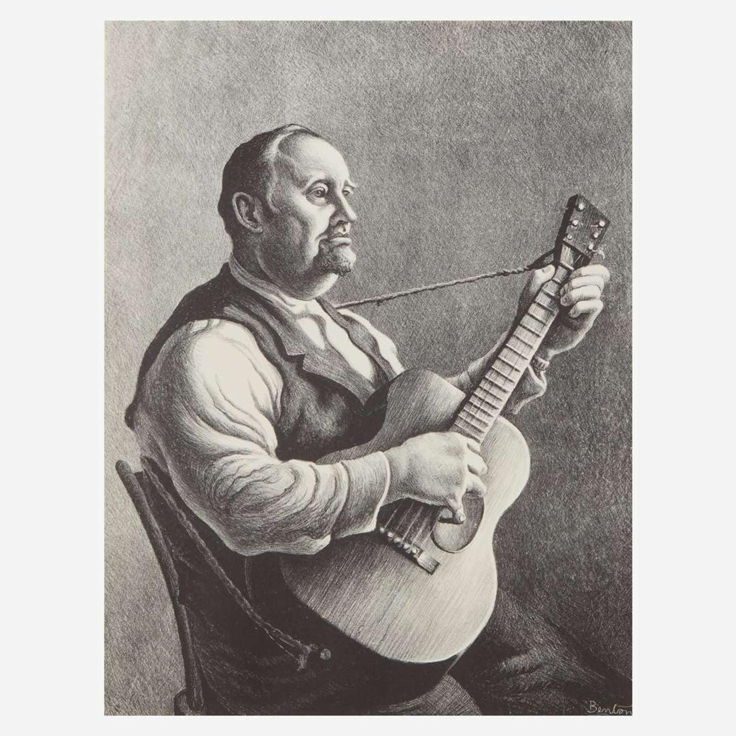 [Prints] Benton, Thomas Hart The Hymn Singer (Burl Ives)