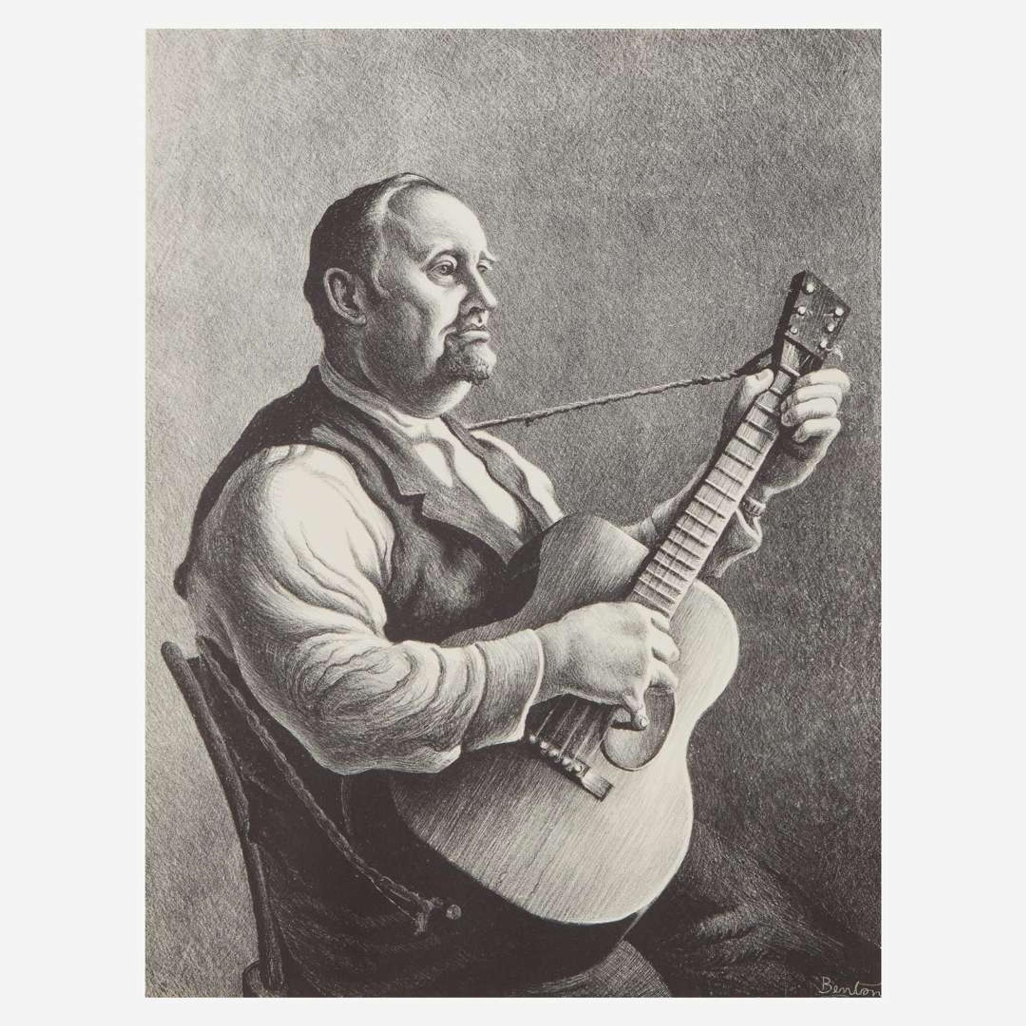 [Prints] Benton, Thomas Hart The Hymn Singer (Burl Ives)