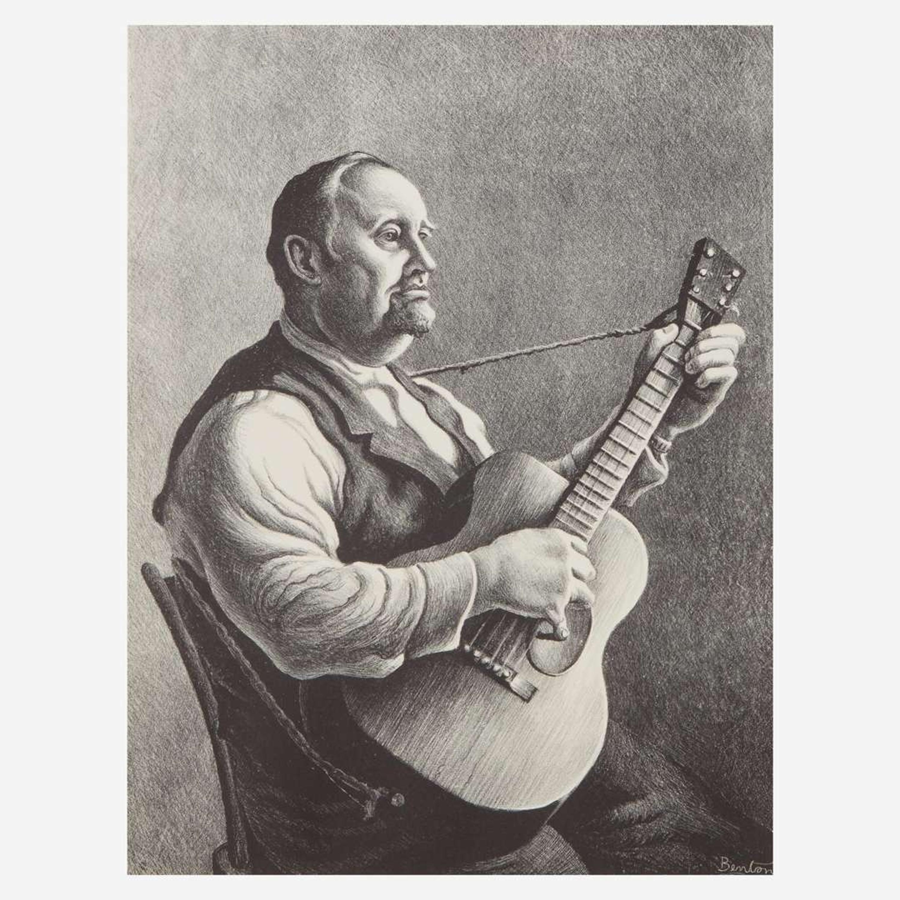 [Prints] Benton, Thomas Hart The Hymn Singer (Burl Ives)