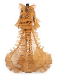 Pierre Cardin Gold Evening Dress, 1970-80s