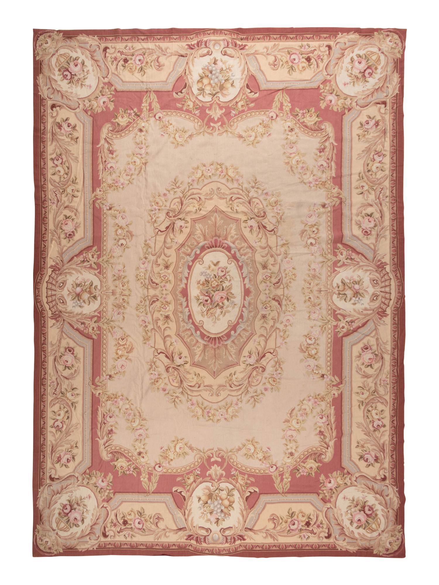 An Aubusson Style Needlepoint Rug