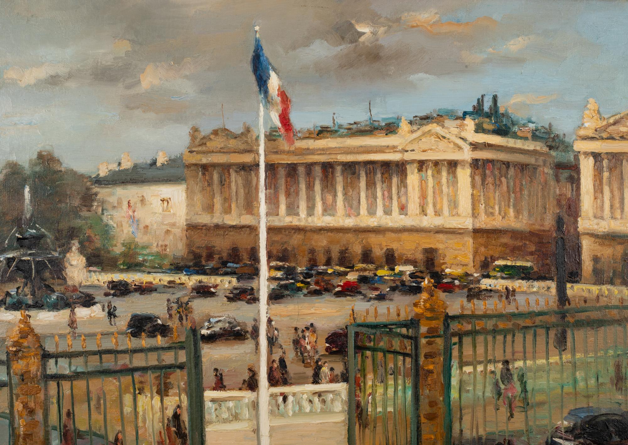 La Place de la Concorde, Paris , 1948