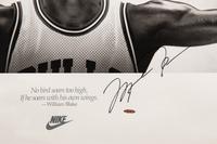 An Exceptional Michael Jordan Signed Autograph Original 1989 Nike Wings Poster (Upper Deck Authenticated),