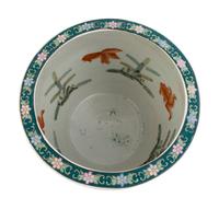 A Pair of Chinese Famille Rose Porcelain Fish Bowls