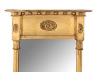 A Federal Style Giltwood Mirror