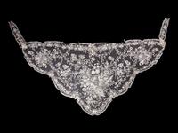Three 19th/Early 20th Century Textiles: One Brocade Panel, One Ikat Ribbon, One Lace Sample