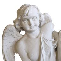 A Composition Angel from the Granada Theatre 45" W x 8" D x 37" H — United States, Circa 1926