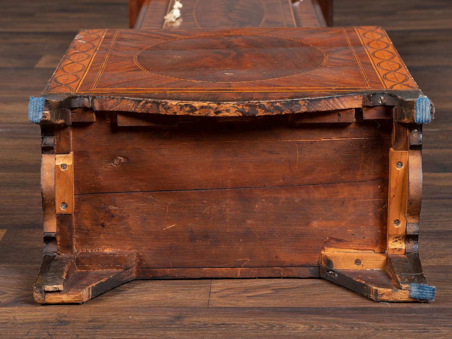 A Federal Inlaid Mahogany Tall Case Clock