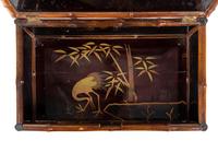 A Victorian Bamboo and Lacquer Hall Table