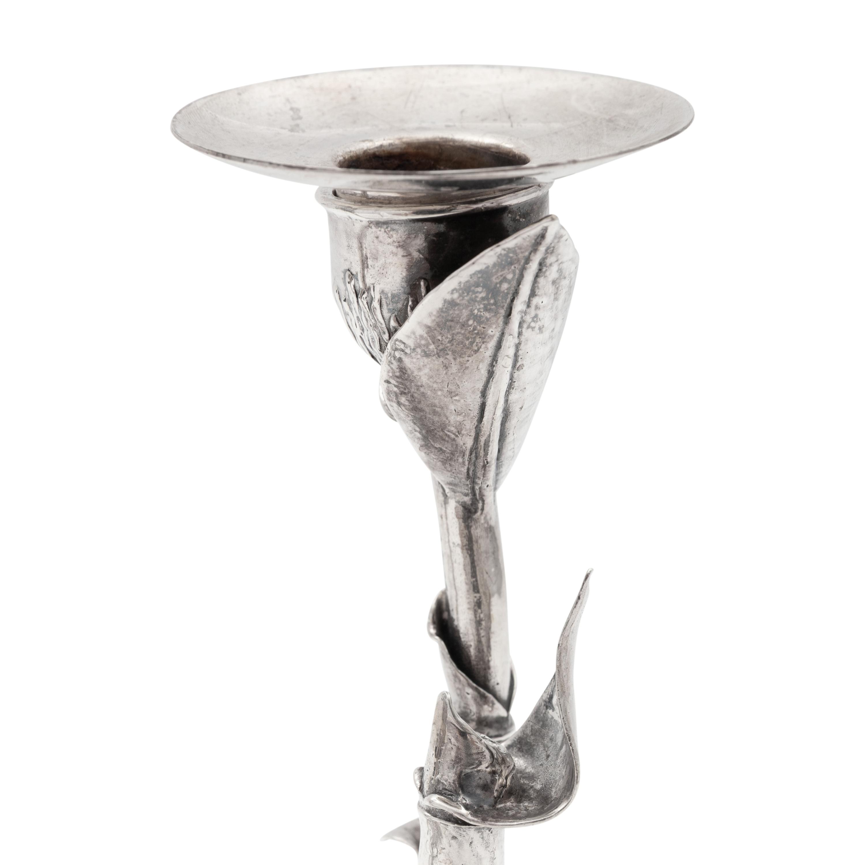 Patrick Mavros (London and Harare, Zimbabwe, Est. 1978) — Two Bamboo-Form Candlesticks, 2002