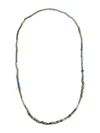 Four Egyptian Bead and Faience Necklaces