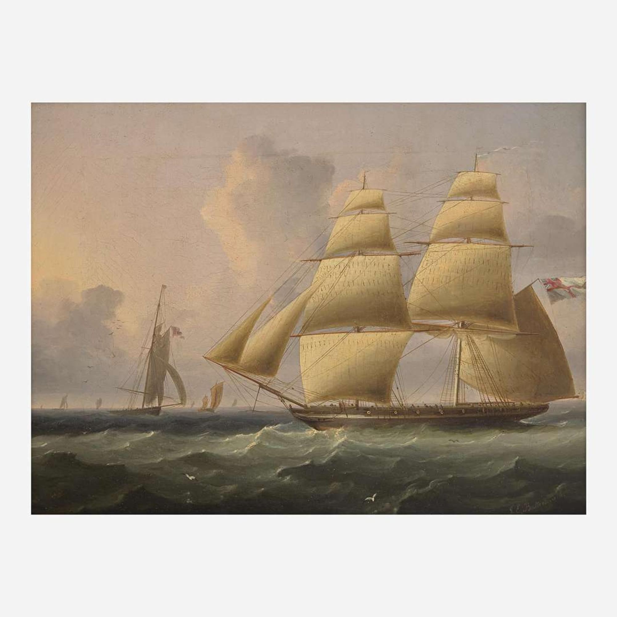 Frigate Testing her Guns (Possibly Off Deal)