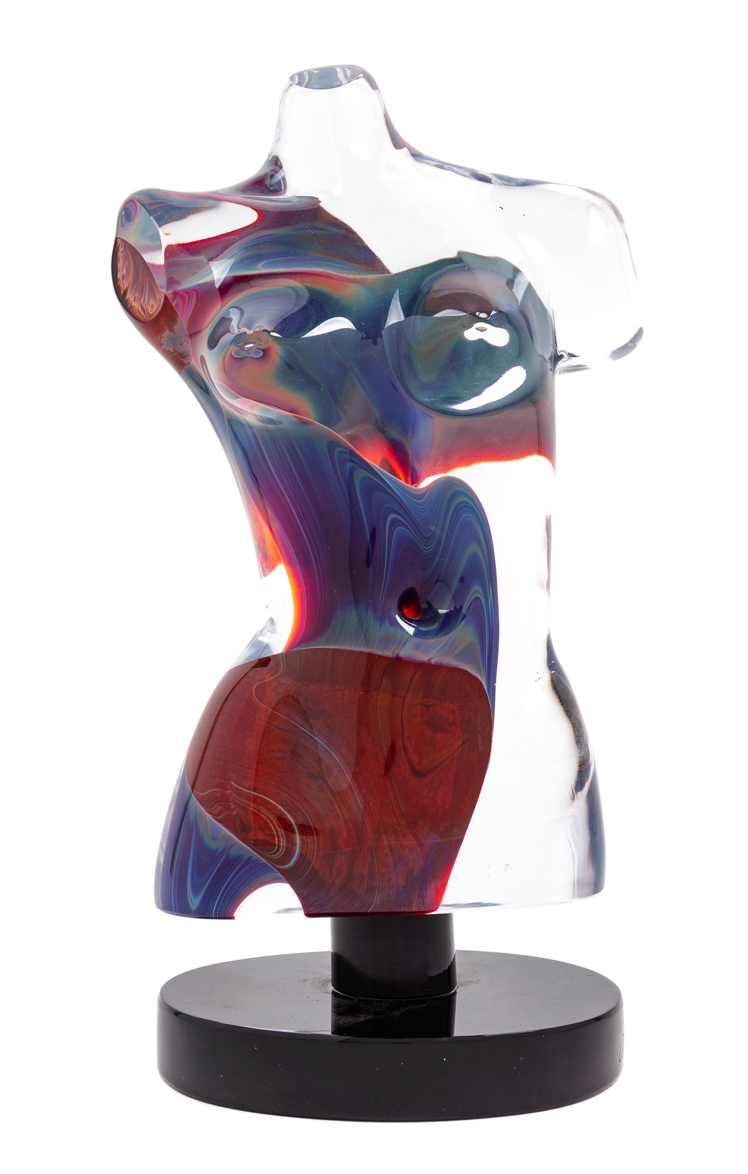Dino Rosin, (Italian, b. 1948), Female Figural Form on Base