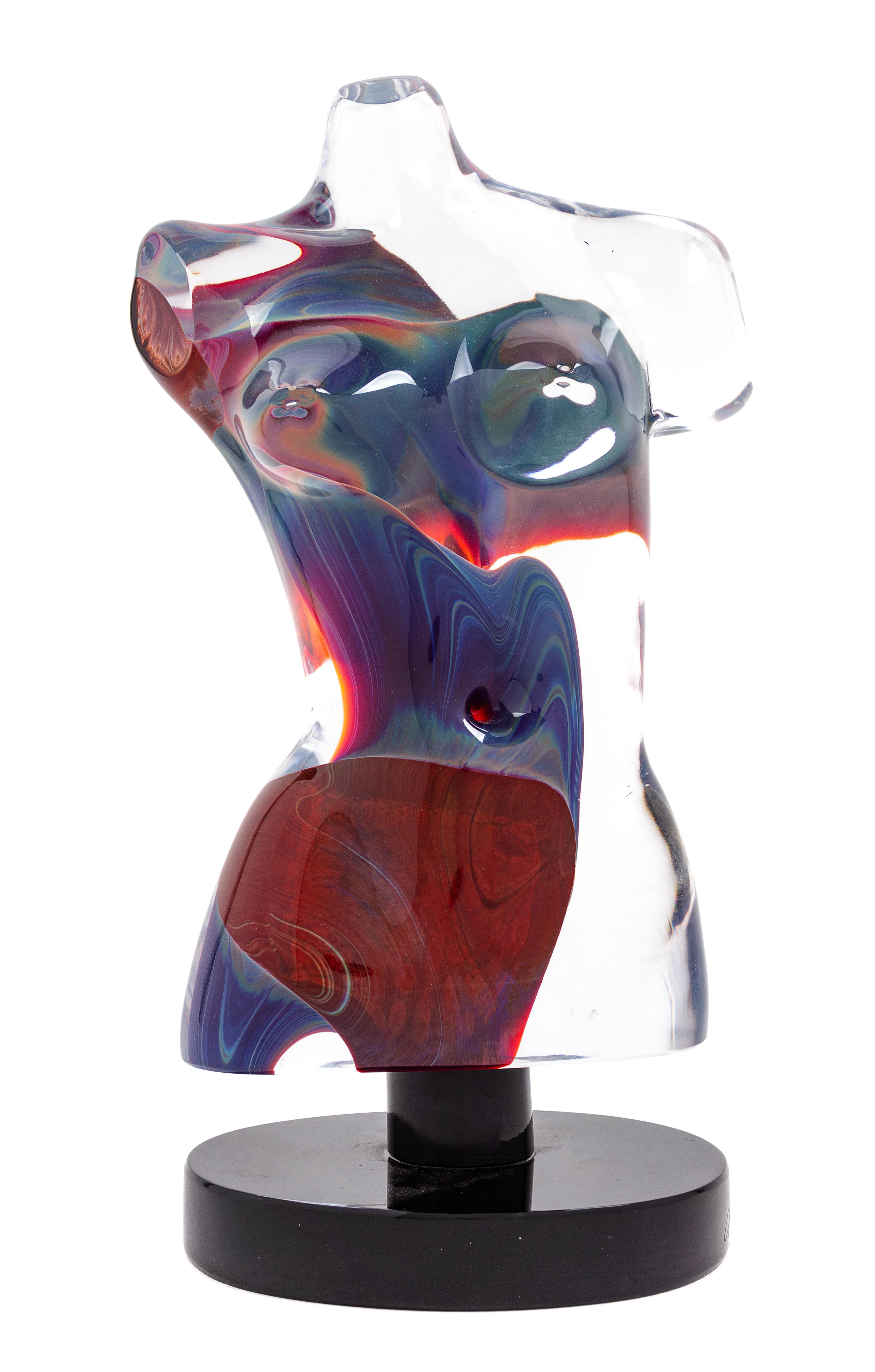 Dino Rosin, (Italian, b. 1948), Female Figural Form on Base