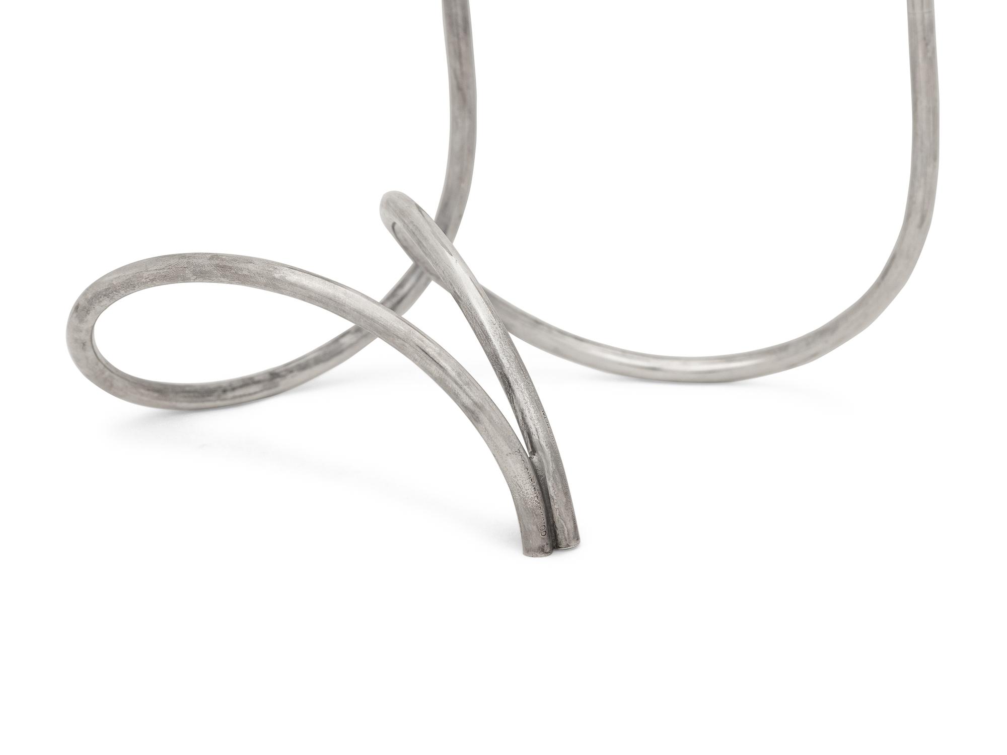 A Set of Three American Modernist Silver Two-Light Candelabra