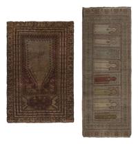 A Central Anatolian Prayer Rug and a Turkish Saph Rug