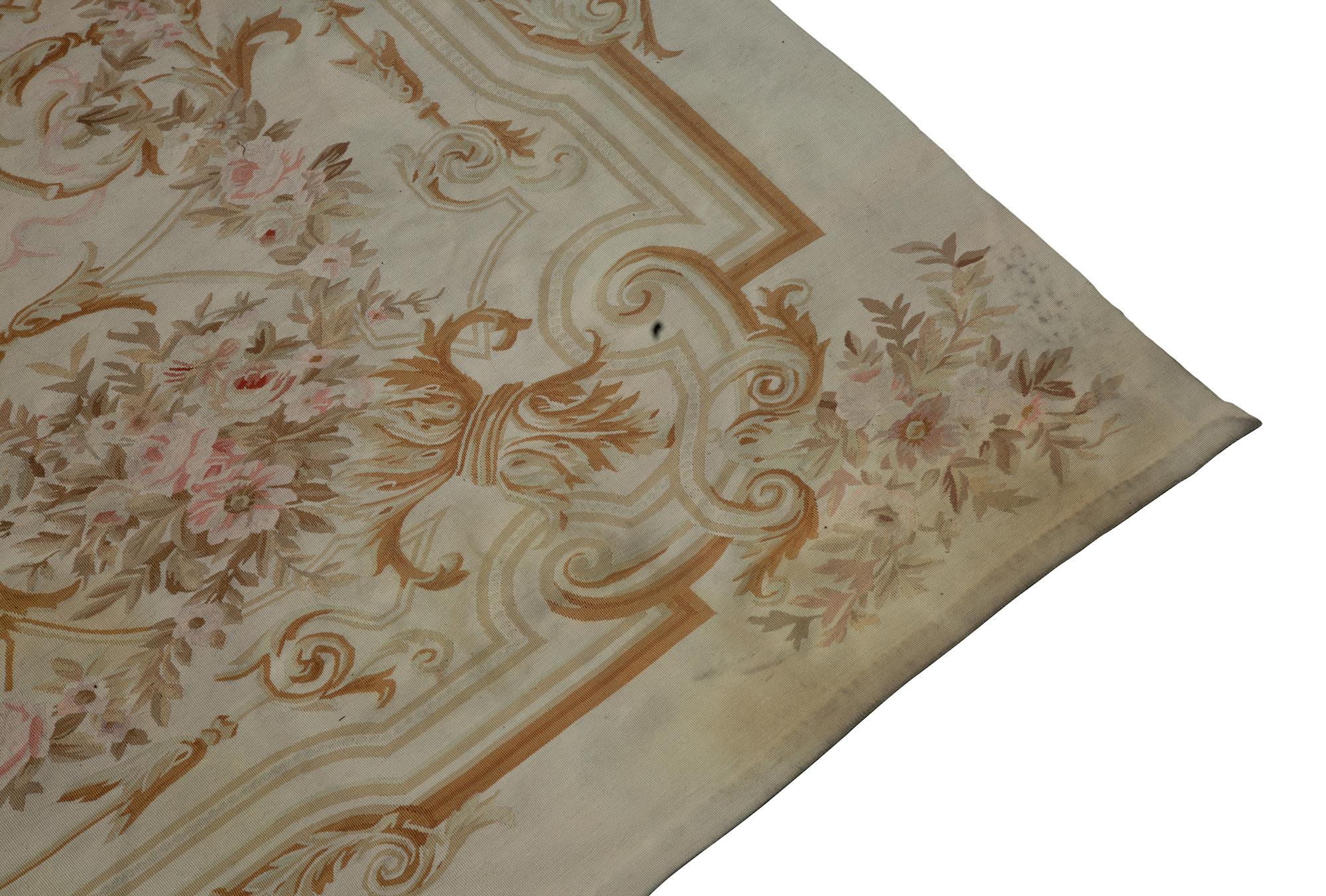 Aubusson Style Wool Carpet — 20th Century