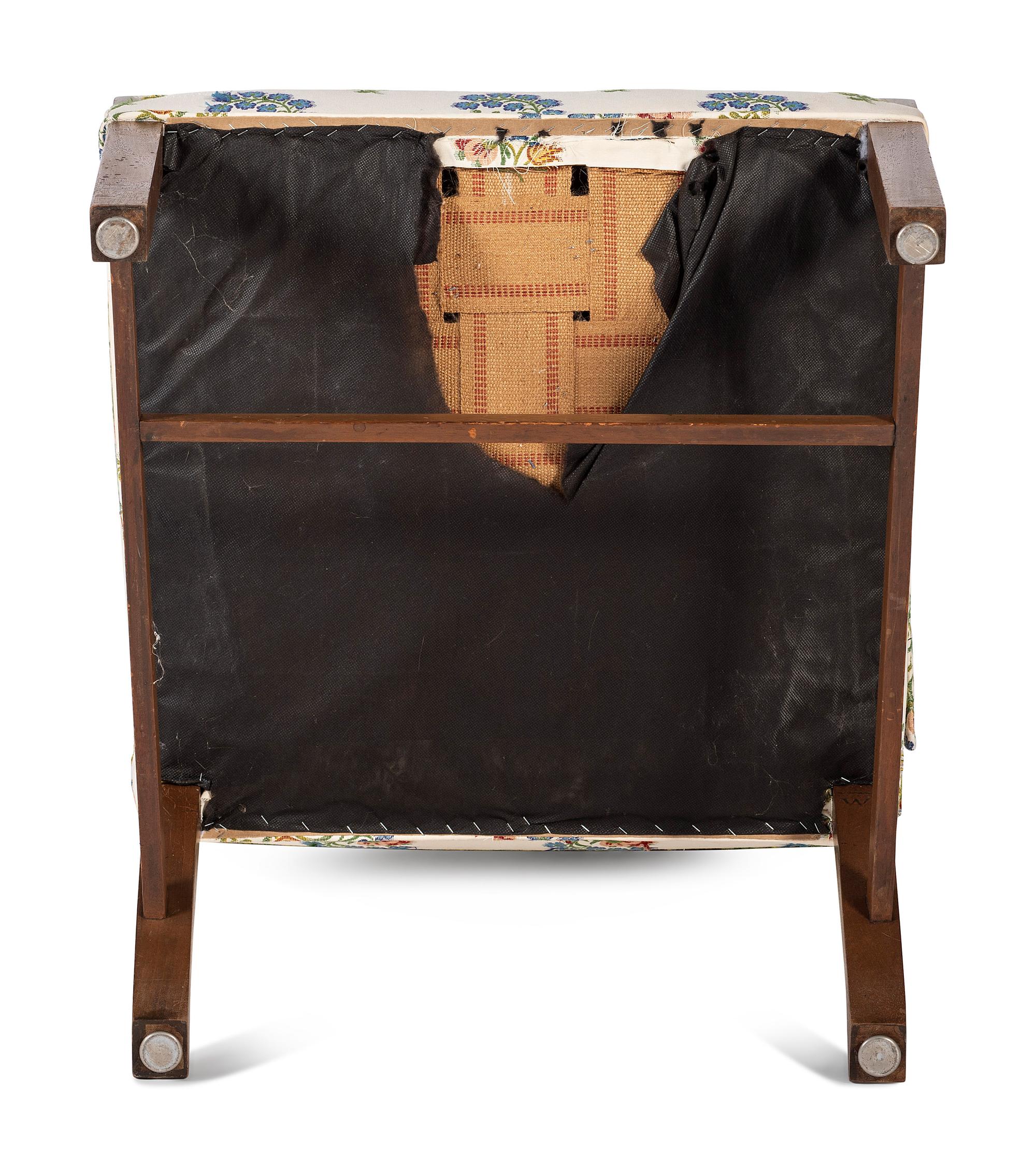 A George III Style Mahogany Armchair