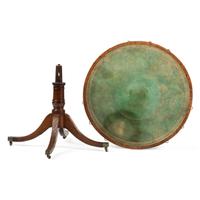 An English Mahogany Drum Table