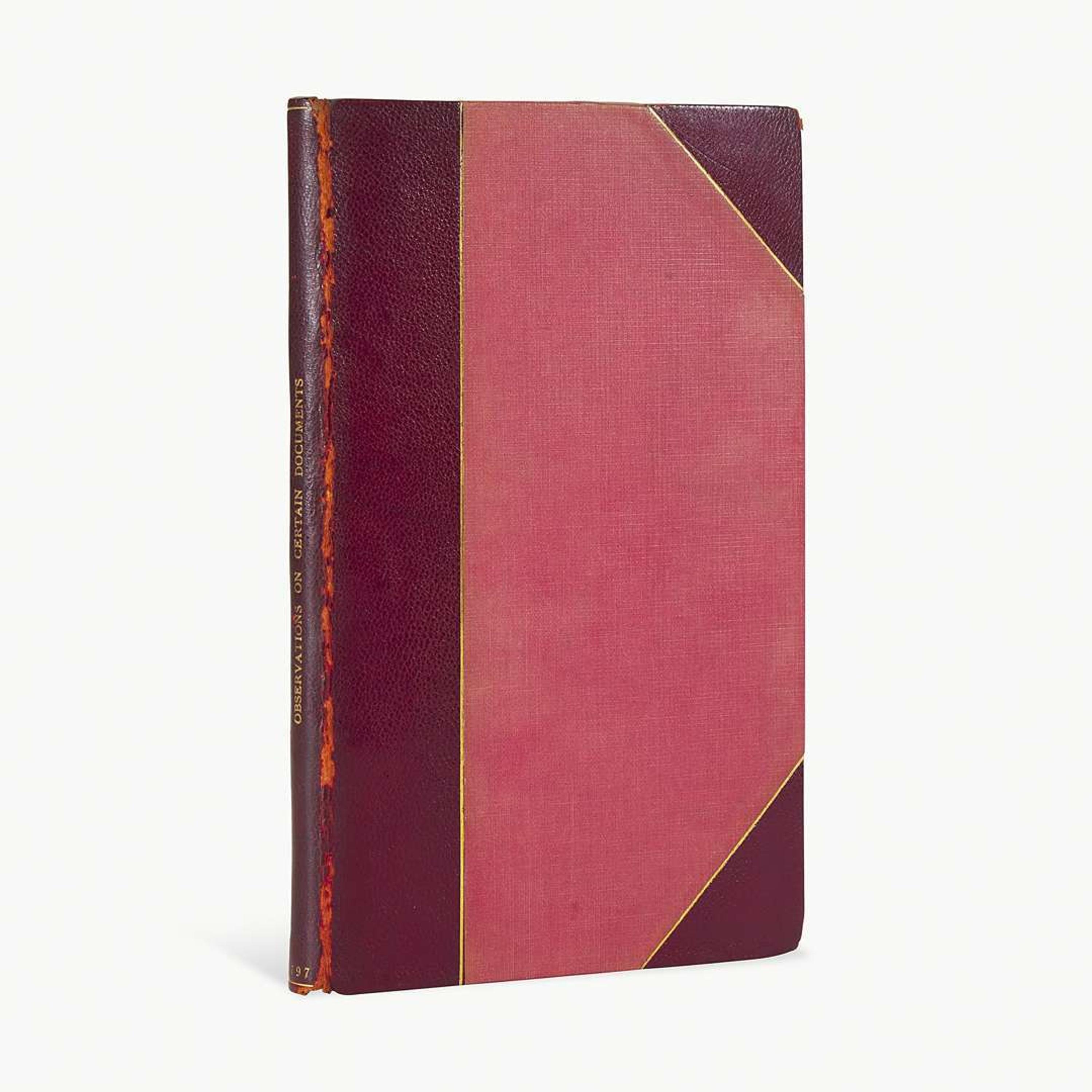 [Hamilton, Alexander] [Reynolds Pamphlet] Observations on Certain Documents Contained in No. V & VI of “The History of the United States for the Year 1796,”...