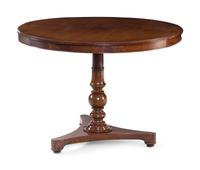 A Regency Inlaid Mahogany Center Table