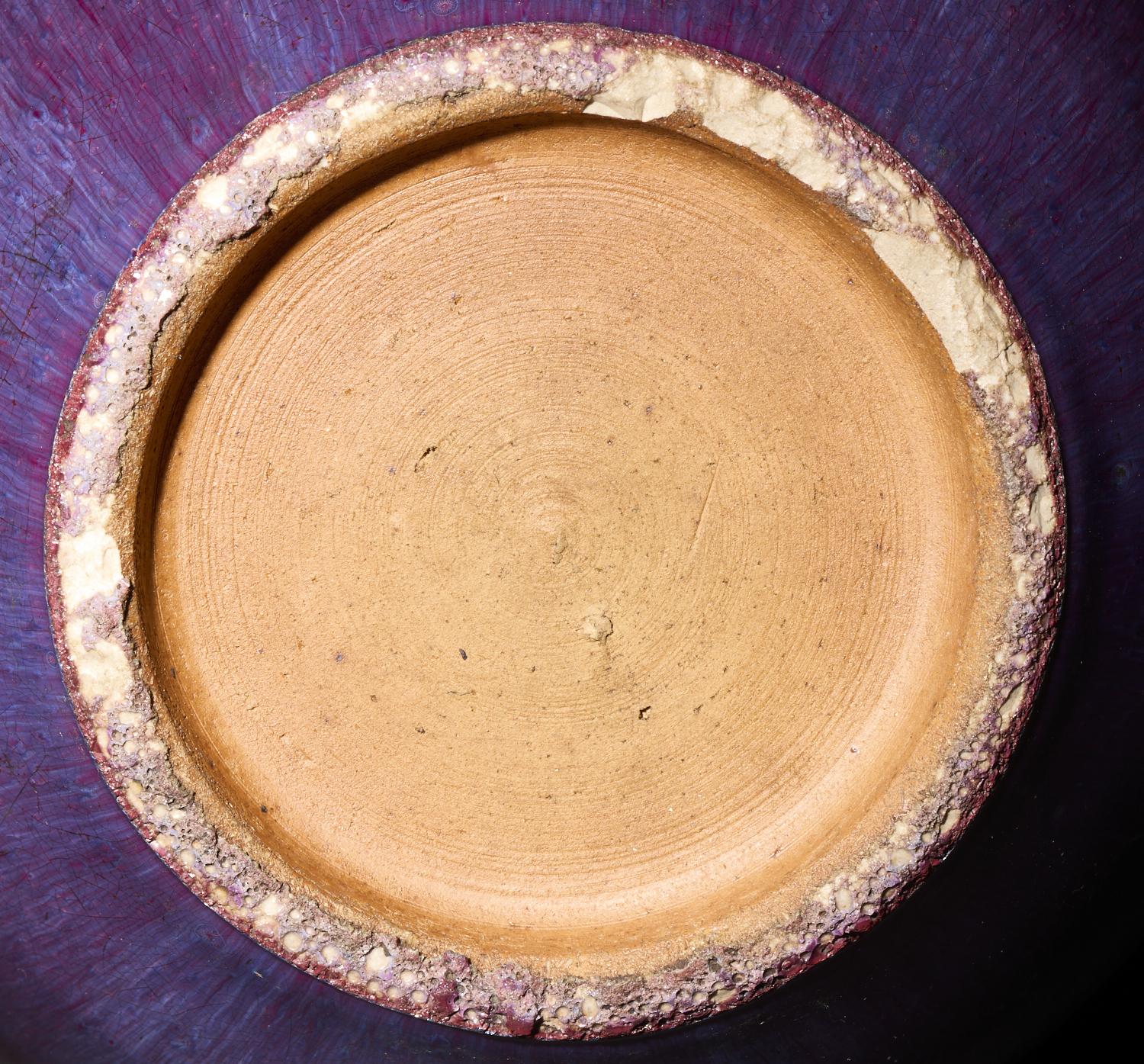 A Chinese Flambé Glazed Porcelain Bottle Vase