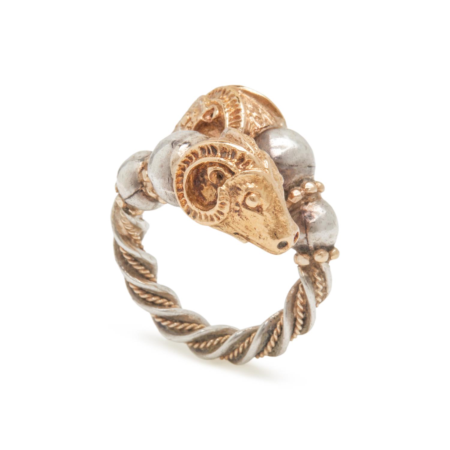 ZOLOTAS, STERLING SILVER AND YELLOW GOLD JEWELRY SUITE