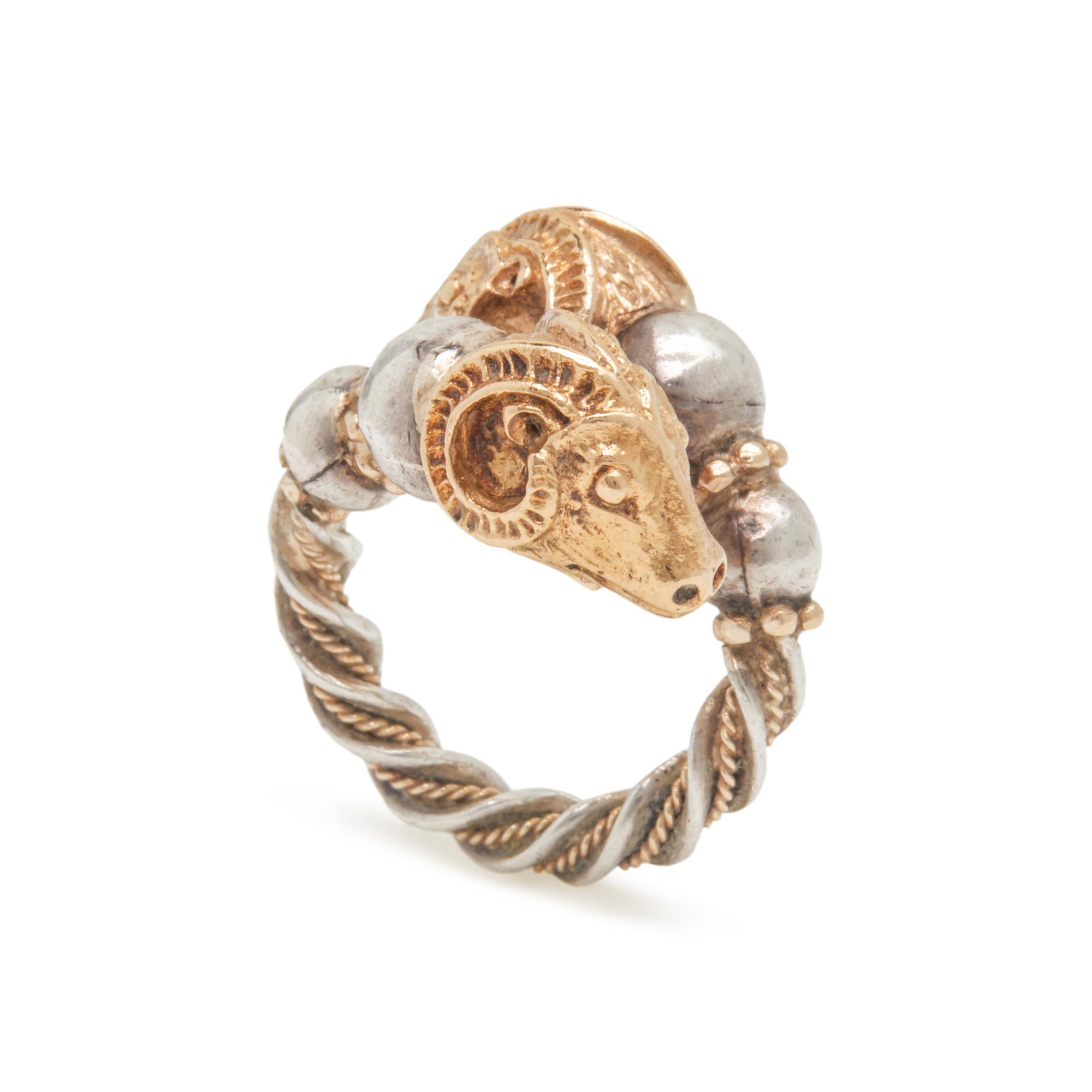 ZOLOTAS, STERLING SILVER AND YELLOW GOLD JEWELRY SUITE