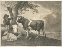 The Cow-Herd Engraving, by G.S. & J.G Facius